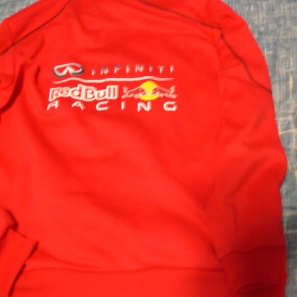 RED BULL LOGO  RACING HOODY LARGE RED. - Picture 4 of 8